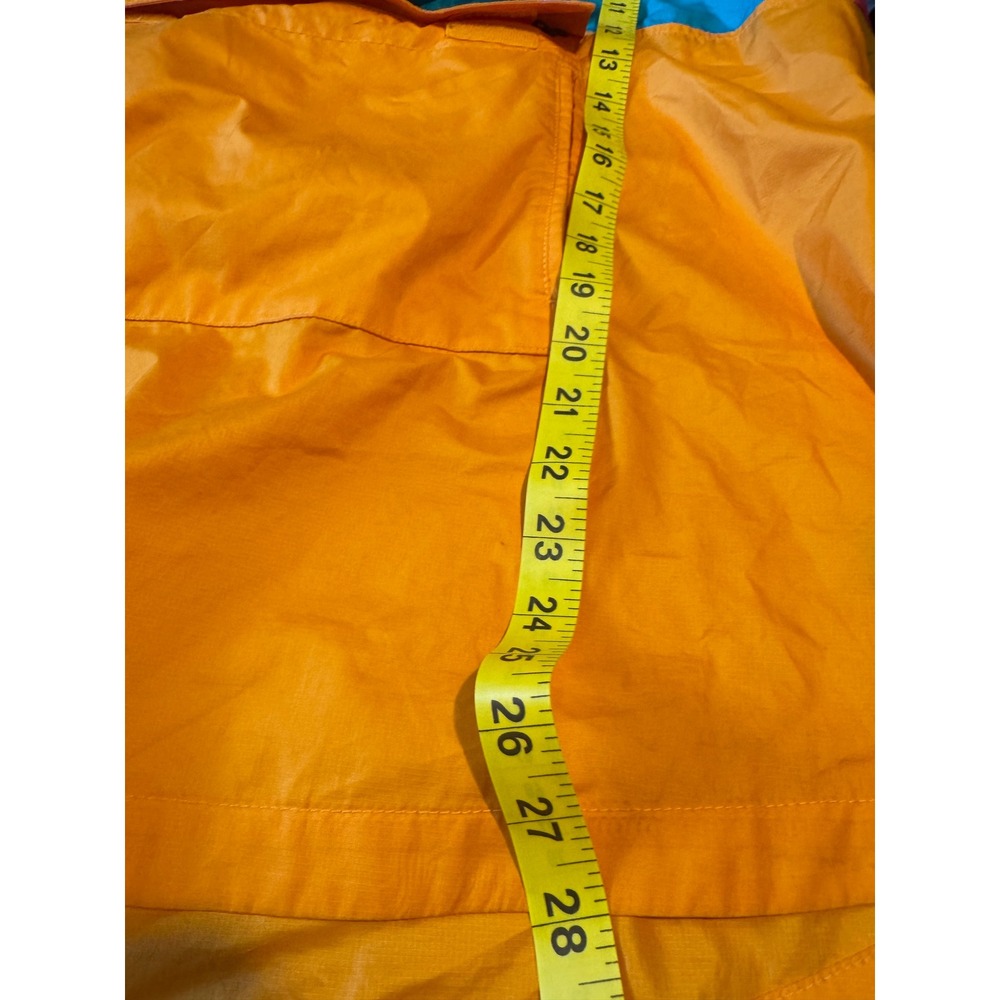 THE NORTH FACE Women M Teal Orange Pink  Fanorak Windbreaker Jacket  Packable - Picture 9 of 11